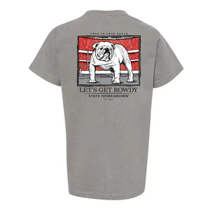 State Homegrown Shirts Let's Get Rowdy Bulldog Youth Tee