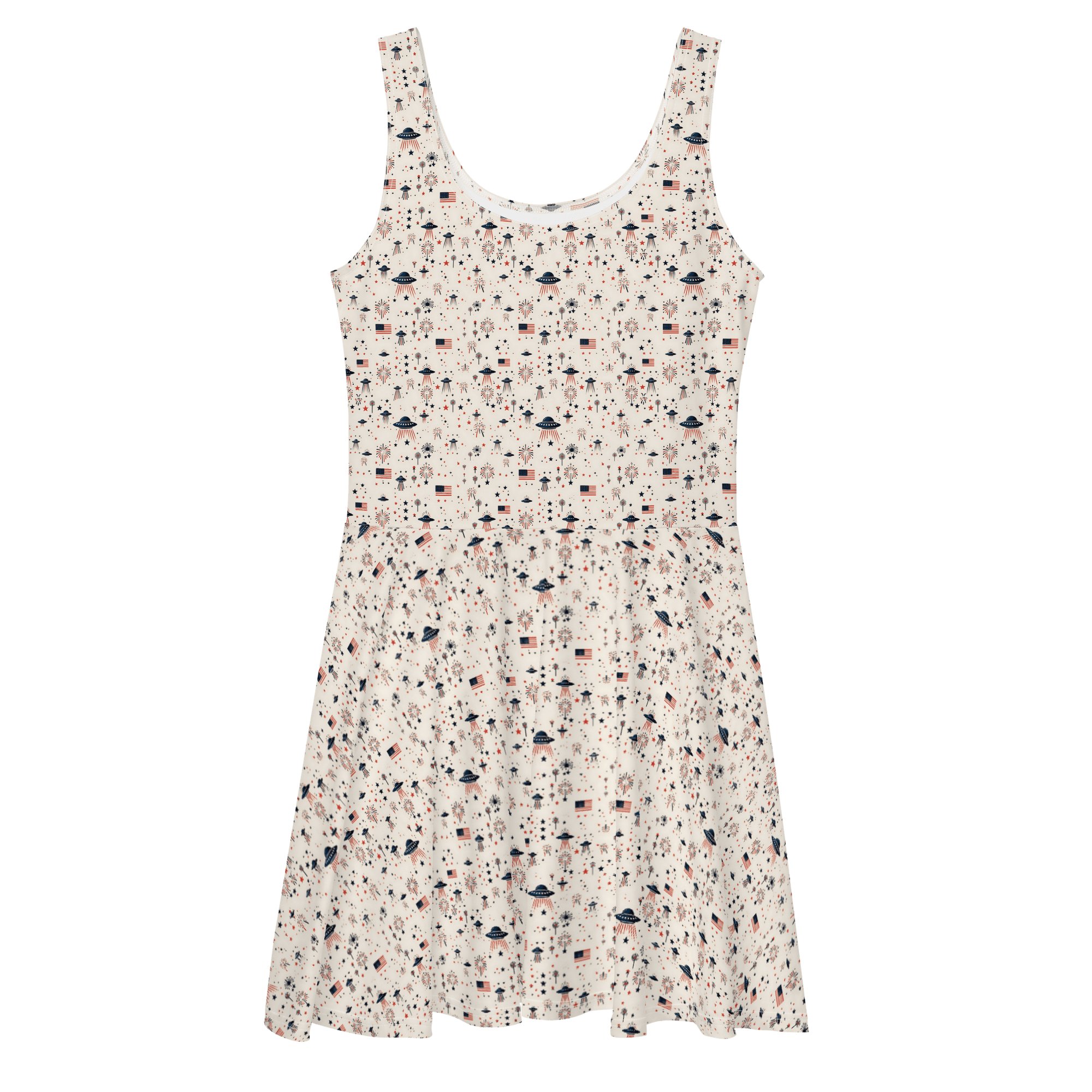 Patriot Wings: A Familiar Celebration Sun Dress M