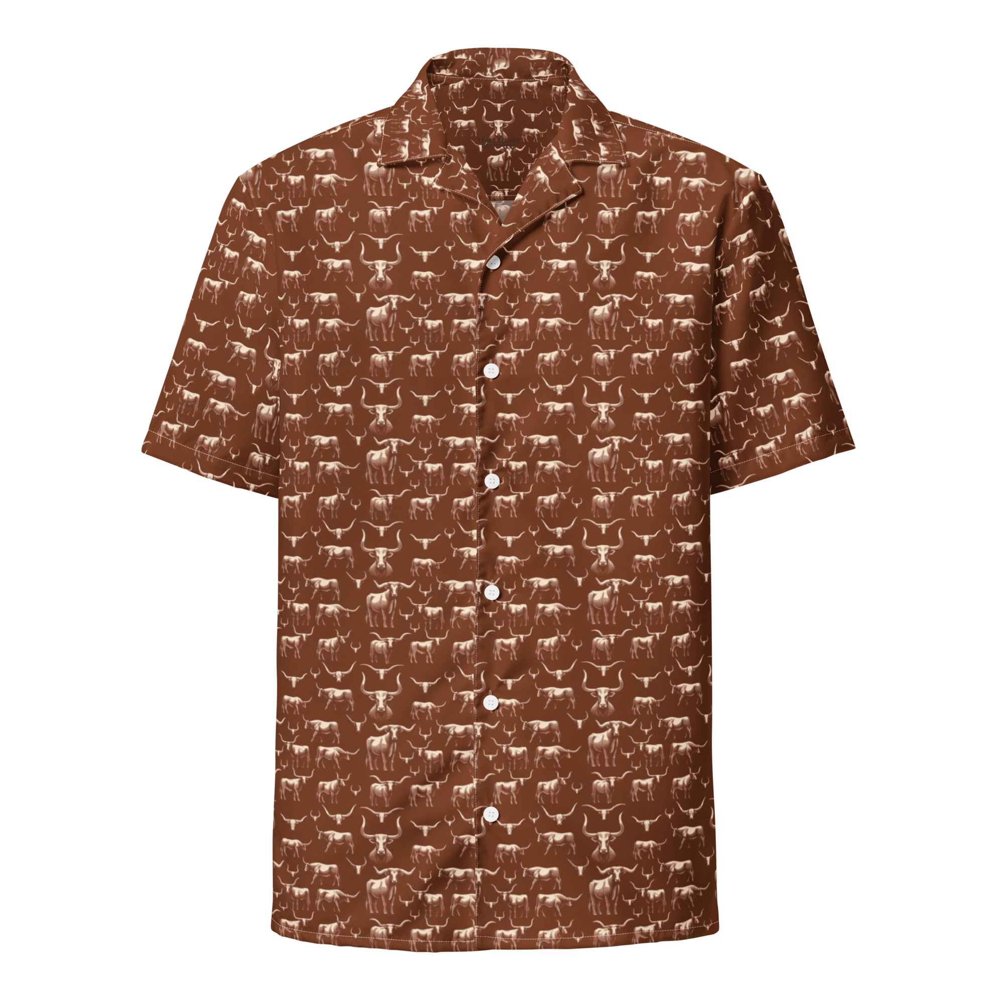 Wild Steer: Fiery Longhorn Button-Up Shirt – Russell's Western