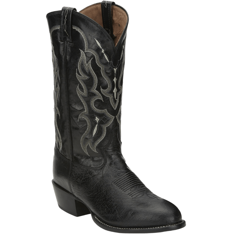 Tony Lama CT871 - Black Smooth Ostrich boots- 13 Inch – Russell's Tony Lama CT871 - Black Smooth Ostrich boots- 13 Inch – Russell's