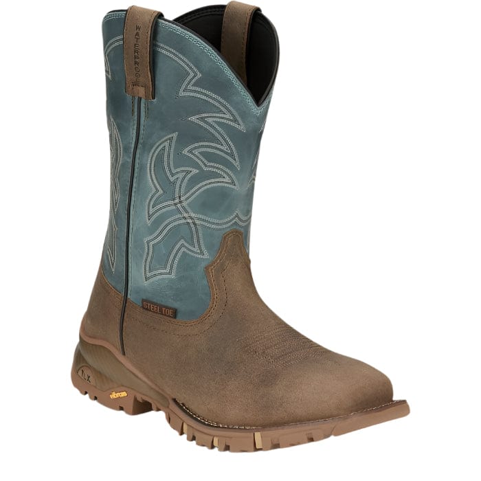 Tony Lama Men's Roustabout Tan Gaucho Steel Toe Waterproof Boot