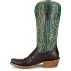 TONY LAMA Boots Tony Lama Women's Chocolate Brown Zaire Full Quill Ostrich Exotic Boots SA6114