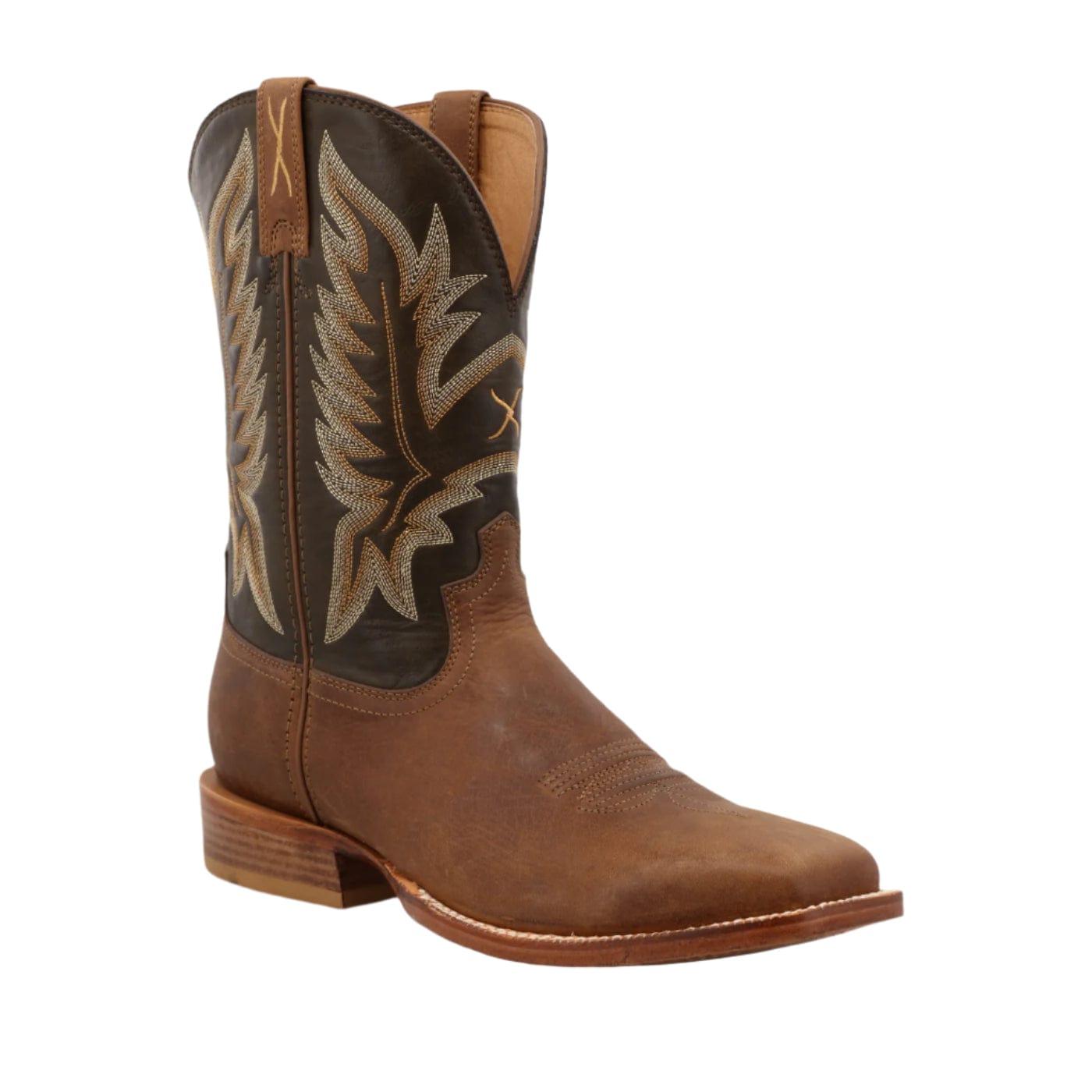 Twisted X Men's Buff Tan & Burt Olive Tech X Western Boot