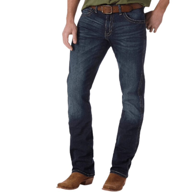WRANGLER JEANS Jeans Wrangler Men's 20X No. 44 Denver Wash Slim Fit Straight Leg Jeans 44MWXDN