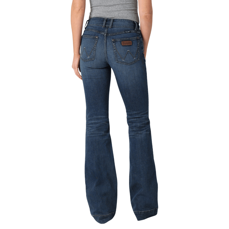 Wrangler Women's Retro Mae Mid Rise Wide Leg Jeans 2328737