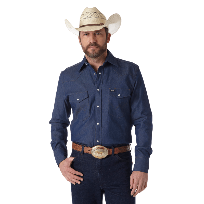 Wrangler Western Overhemd Met Lange Mouwen overhemd Wrangler Western Overhemd Met Lange Mouwen overhemd