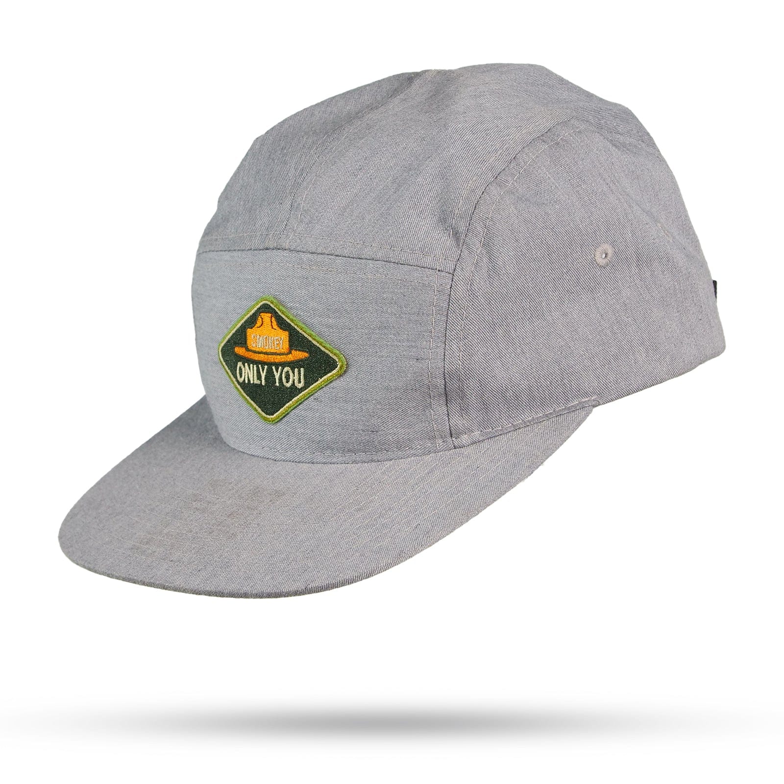 WYR Hats Heather Grey w/ Only You Smokey Bear Camper Hat