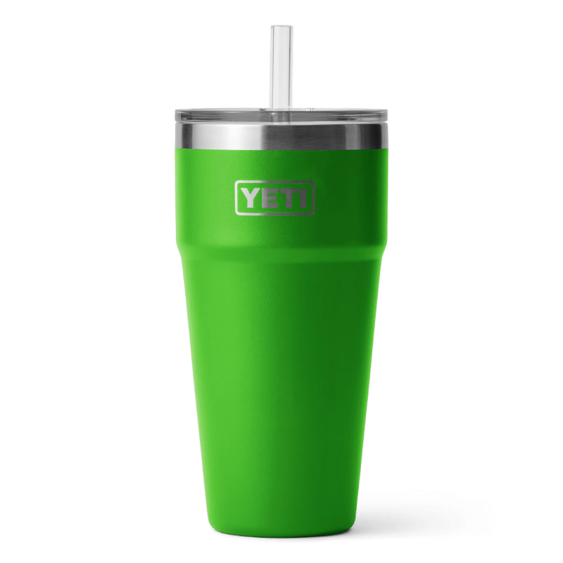 YETI Drinkware Yeti Rambler 26 oz Canopy Green Limited Edition Stackable Cup with Straw Lid