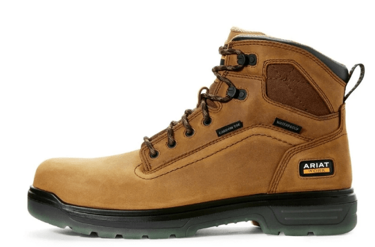 ARIAT INTERNATIONAL, INC. Boots Ariat Men's Aged Bark Turbo 6" Waterproof Carbon Toe Work Boots 10027335