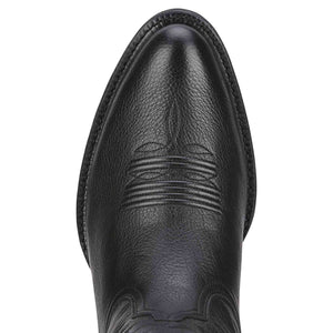 ARIAT INTERNATIONAL, INC. Boots Ariat Men's Black Deertan Heritage R Toe Western Boots 10002218