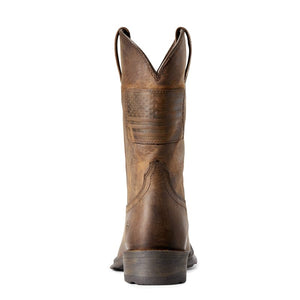 ARIAT INTERNATIONAL, INC. Boots Ariat Men's Rambler Patriot Distressed Brown Western Boots 10029692