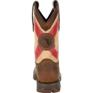 Durango Boots Rebel™ by Durango® Men's Florida State Flag Brown Square Toe Western Boot - DDB0233
