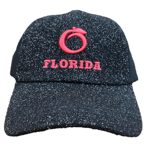 Florida Heritage Hats Florida Heritage Ladies Ponytail Hats Black/Rose