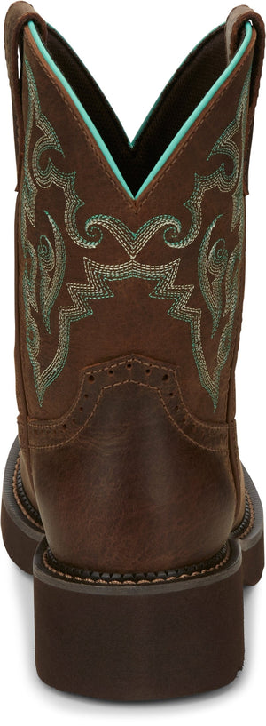 Justin Boots Boots Justin Women's Gypsy Gemma Brown Short Western Boots - GY9606