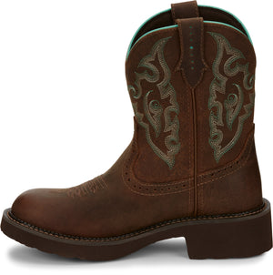 Justin Boots Boots Justin Women's Gypsy Gemma Brown Short Western Boots - GY9606