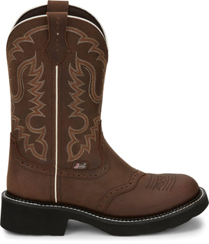 Justin Boots Boots Justin Women's Gypsy Inji Aged Bark Traditional Cowgirl Boots GY9909