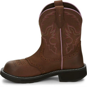 Justin Boots Boots Justin Women's Gypsy Wanette Brown Steel Toe Work Boots - GY9980