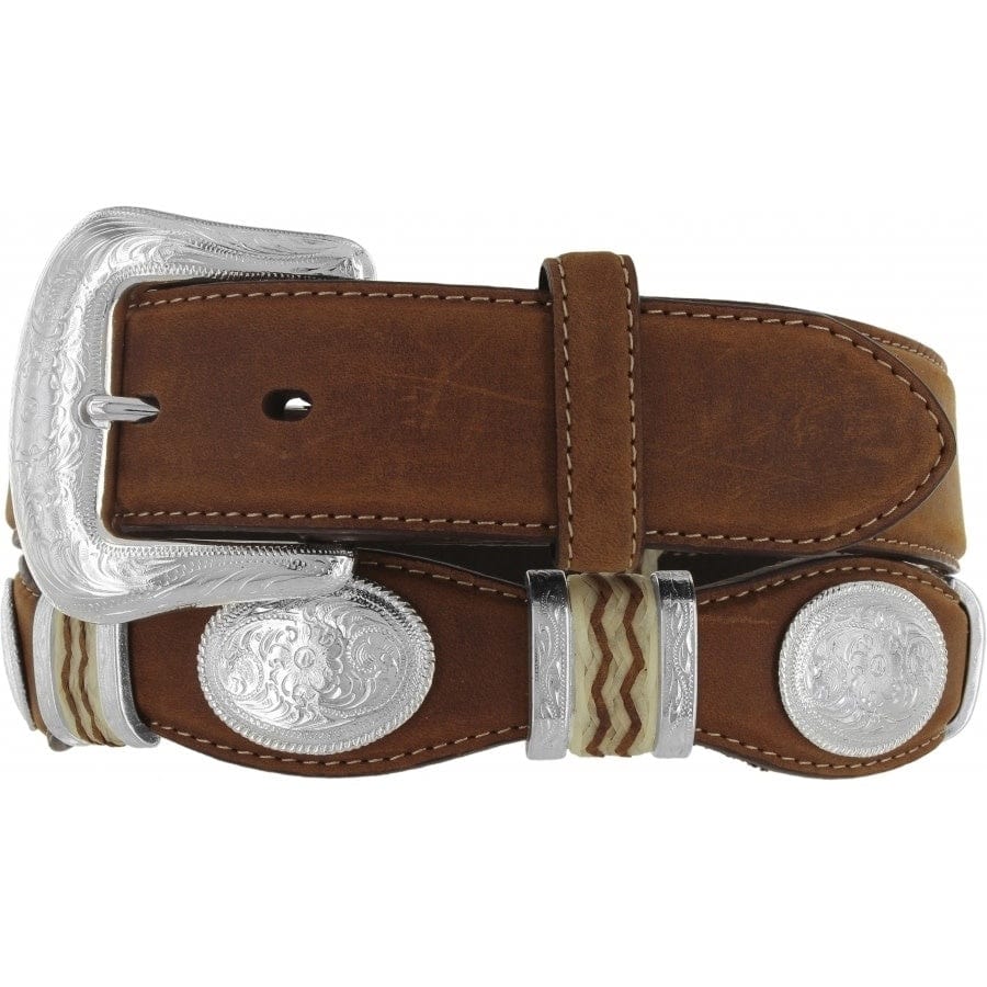 LOHEN ローヘン COW LEATER SLASH BELT Lorraine Leather Belt in Cow Print – Luxury women's belt made in