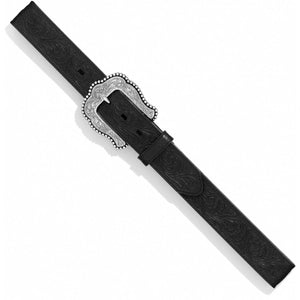 LEEGIN Belts Tony Lama Women's Black Layla Floral Tooled Belt C50733