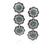 MONTANA SILVERSMITHS Jewelry Montana Silversmiths Women's Triple Bloom Conchos Attitude Earrings AER5445