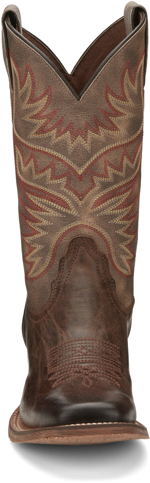 NOCONA Boots Nocona Women's Sierra Antiqued Brown Square Toe Western Boots - HR4501