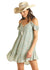 PANHANDLE SLIM Dress Rock & Roll Cowgirl Women's Turquoise Paisley Dress RRWRD0R0UY