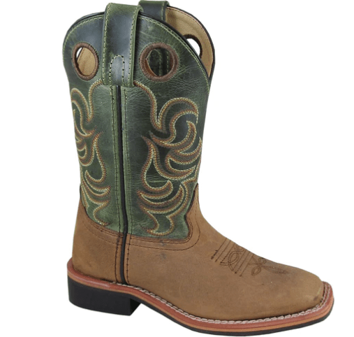 Smoky Mt Boots Boots Smoky Mountain Youth Jesse Green Square Toe Western Boots 3667Y