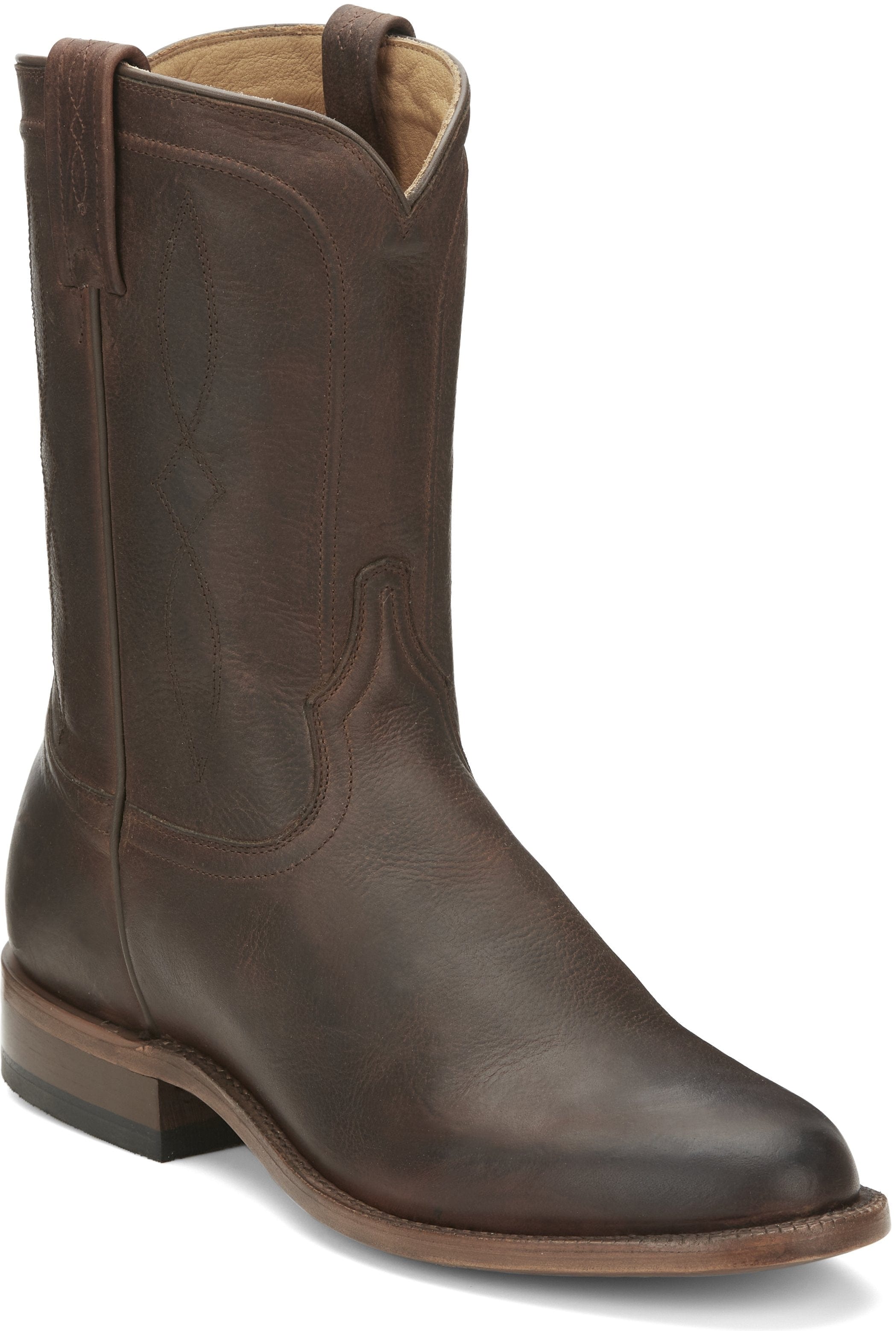 Tony Lama Men's Wellington Monterey Brown Round Toe Western Boot