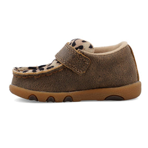 TWISTED X BOOTS Shoes Twisted X Infant Cheetah Print Chukka Driving Mocs ICA0007