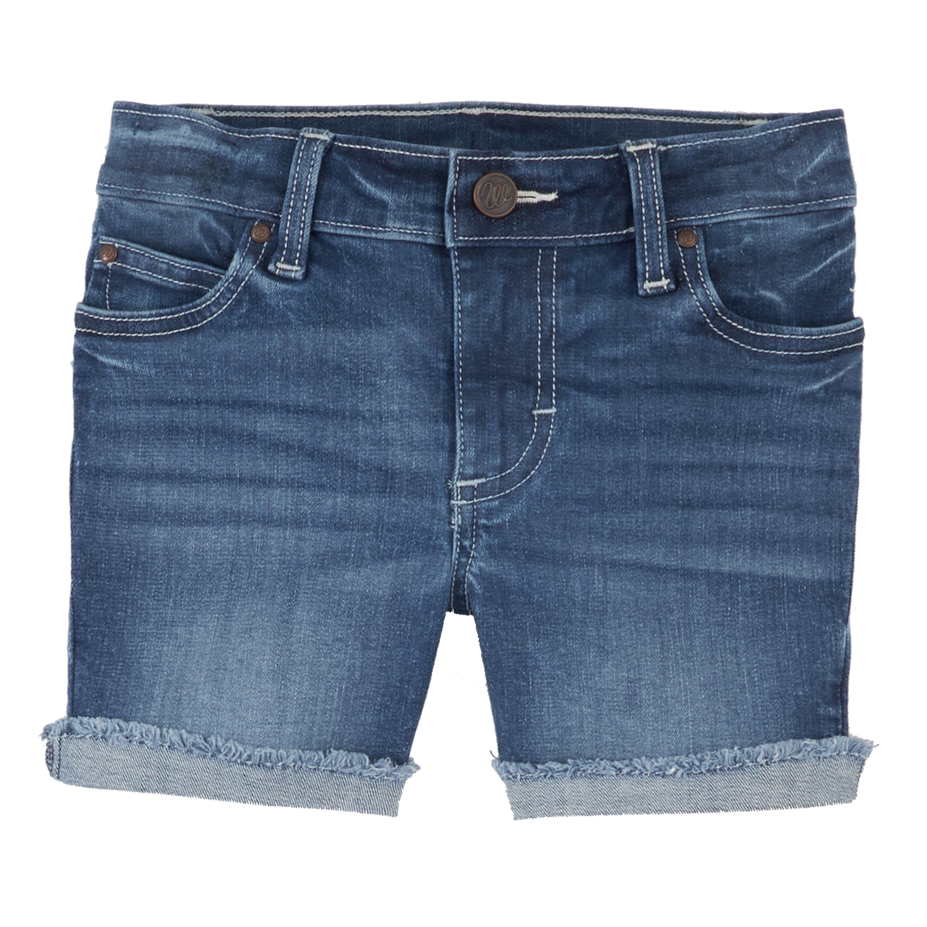 Jean Shorts Wrangler Distressed Shorts Wrangler Rugged Wear