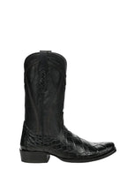 CORRAL BOOTS Boots Corral Men's Black Alligator Inlay Exotic Cowboy Boots A5104