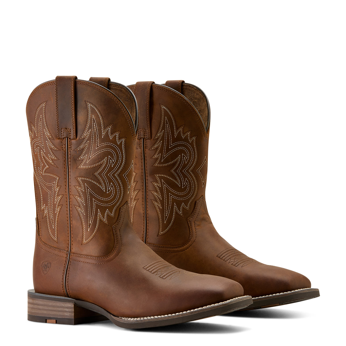 Ariat Men's Distressed Brown Western Big Rig Wide Square Toe Cowboy Boot 10063869