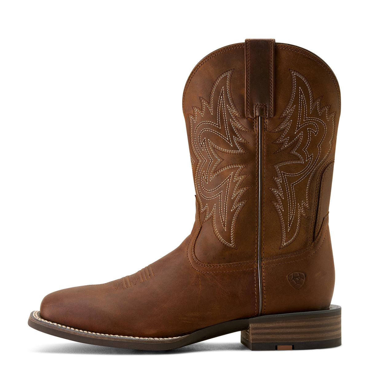 Ariat Men's Distressed Brown Western Big Rig Wide Square Toe Cowboy Boot 10063869