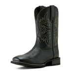 Ariat Men's Black Deertan Western Big Rig Wide Square Toe Cowboy Boot 10063870