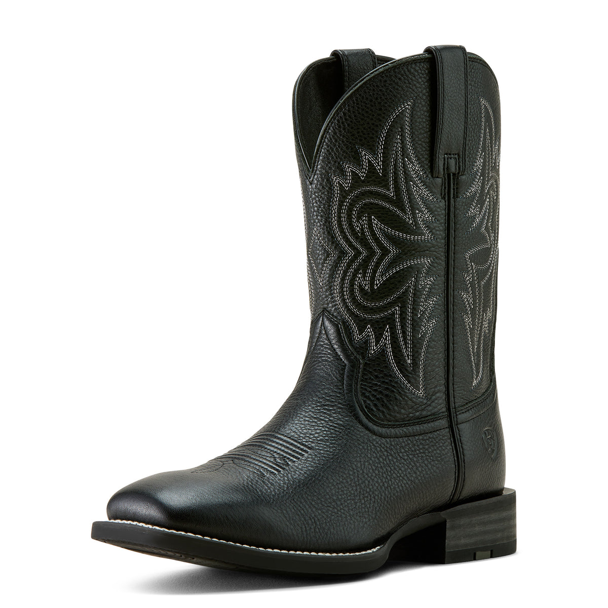 Ariat Men's Black Deertan Western Big Rig Wide Square Toe Cowboy Boot 10063870