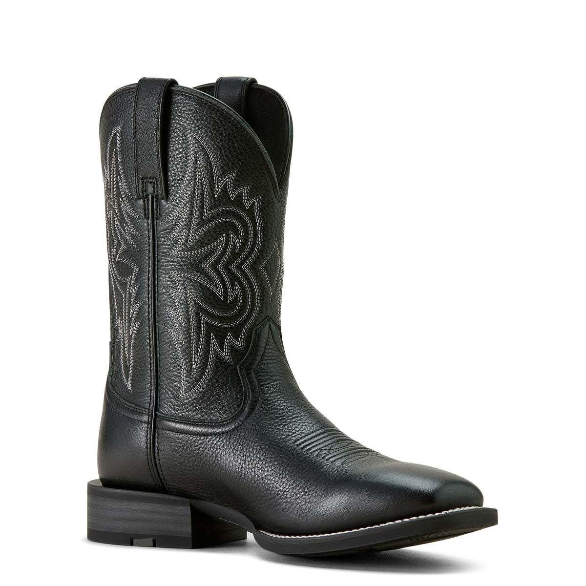 Ariat Men's Black Deertan Western Big Rig Wide Square Toe Cowboy Boot 10063870