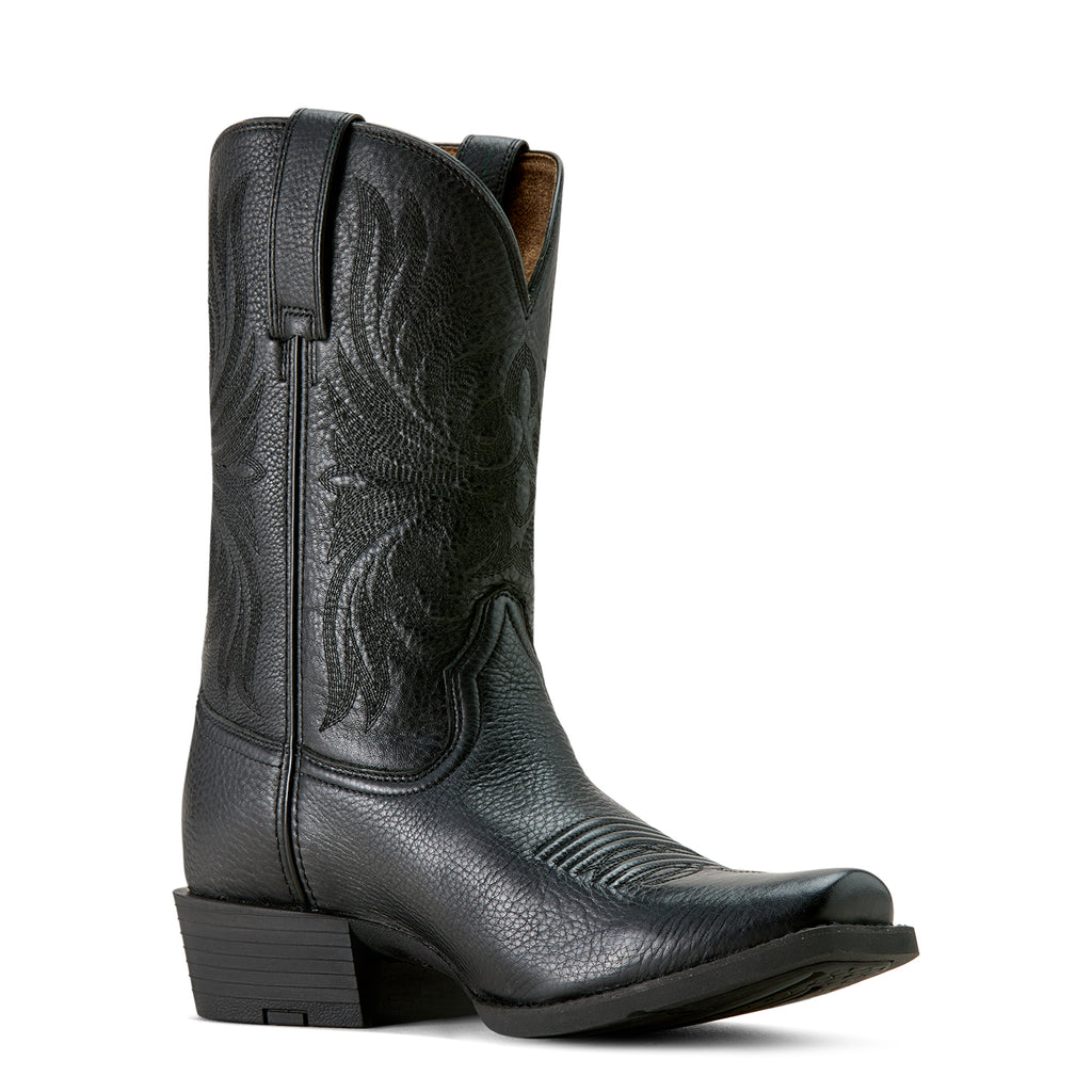Ariat Men's Black Deertan Sport Narrow Cutter Toe Cowboy Boot 10063960