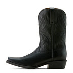 Ariat Men's Black Deertan Sport Narrow Cutter Toe Cowboy Boot 10063960
