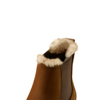 Ariat Women's Amber Brown Wexford Sherpa Waterproof Chelsea Boot 10063876