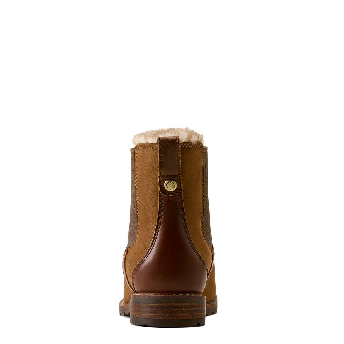Ariat Women's Amber Brown Wexford Sherpa Waterproof Chelsea Boot 10063876