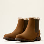Ariat Women's Amber Brown Wexford Sherpa Waterproof Chelsea Boot 10063876