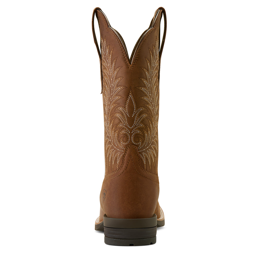 Ariat Women's Frontier Brown Hybrid Ranchward Square Toe Western Boot 10063901
