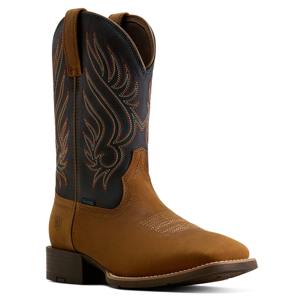 Ariat Men's Tanbark Sport Riggs Waterproof Wide Square Toe Cowboy Boot 10080270