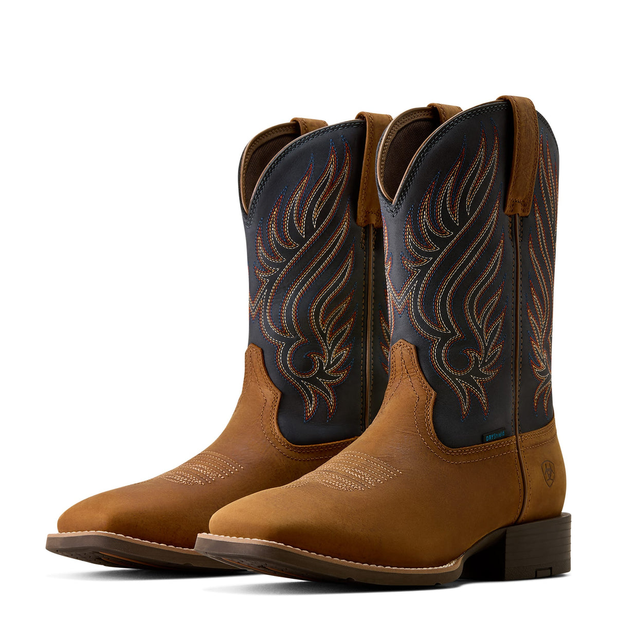 Ariat Men's Tanbark Sport Riggs Waterproof Wide Square Toe Cowboy Boot 10080270