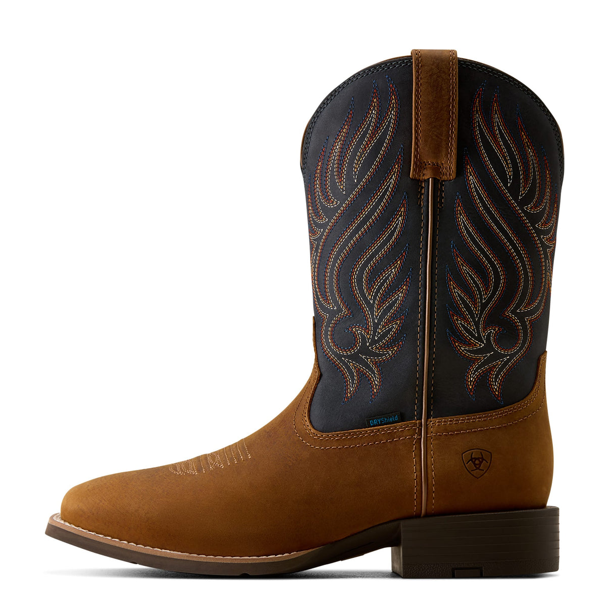Ariat Men's Tanbark Sport Riggs Waterproof Wide Square Toe Cowboy Boot 10080270