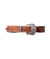 Alamo Saddlery Belts 1.75" tapered to 1.5" Acorn Tooling w/background paint & Buckstitch