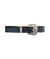Alamo Saddlery Belts 1.75" tapered to 1.5" belt black leather waffle tooling