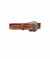 Alamo Saddlery Belts 1.75" tapered to 1.5" belt rough out toast leather mini Wyoming tooling w/ buckstitch