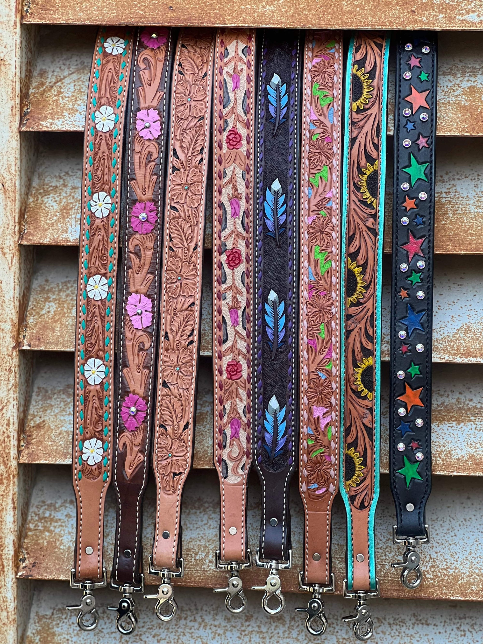 Alamo Saddlery Purse Leather purse straps (STRAP ONLY!!!) MULTIPLE LENGTH OPTIONS