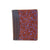 Alamo Saddlery Travel Mini portfolio toast and chocolate leather wild rose tooling with background paint